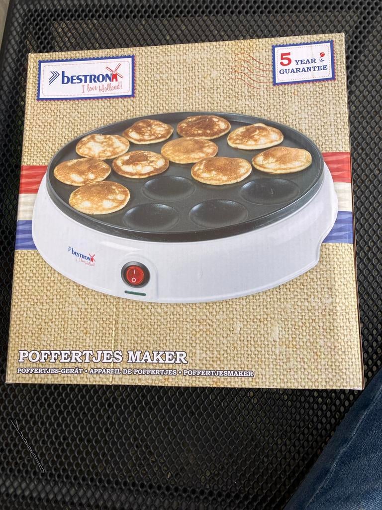 Bestron Poffertjesmaker - Nieuw in doos, Nieuw, Ophalen of Verzenden, Nvt, Nvt