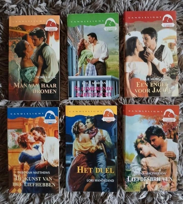 Candlelight Cameo Romantische Boeken - 6 Stuks, Boeken, Romans, Ophalen of Verzenden, Gelezen, Nederland