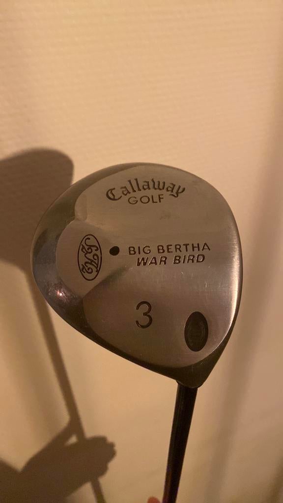 Callaway Big Bertha Warbird houten 3, Ophalen of Verzenden, Gebruikt, Club, Callaway