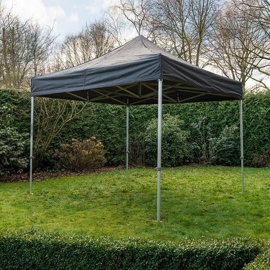 Te huur partytent 3x3 zwart inclusief zijwanden, Ophalen, Zo goed als nieuw, Overige