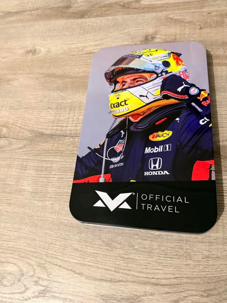 Max Verstappen verzamel blik, Verzamelen, Automerken, Motoren en Formule 1, Ophalen of Verzenden, Gebruikt, Formule 1