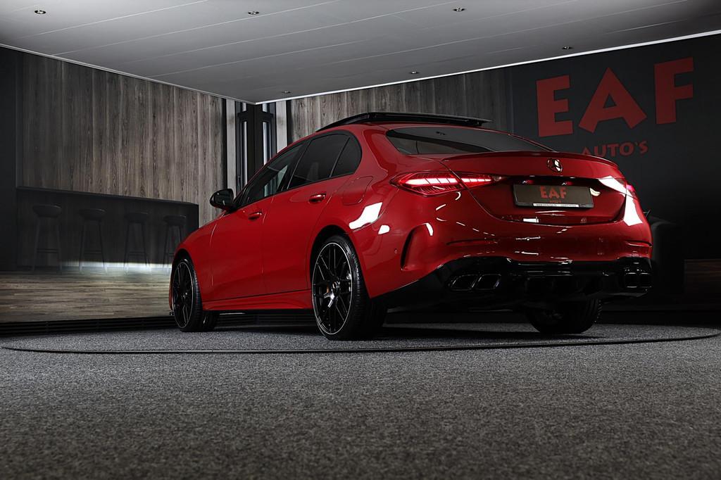 Mercedes-Benz C-klasse 300 e AMG 63 Look / Burmester / Head, Automaat, Achterwielaandrijving, Zwart, Bedrijf