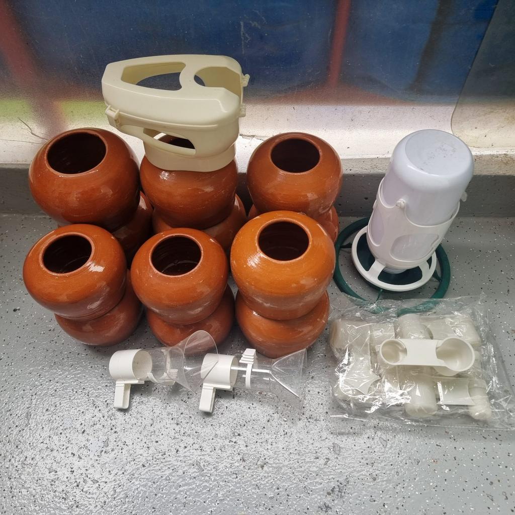 Vogels viederbakken en drinkflessen, Dieren en Toebehoren, Vogels | Duiven, Meerdere dieren