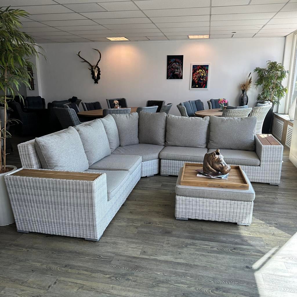 XXL Loungeset / Tuinset – ZGAN – 305 x 305 cm – TWV €3000,-, Verzenden, ., Zo goed als nieuw, .