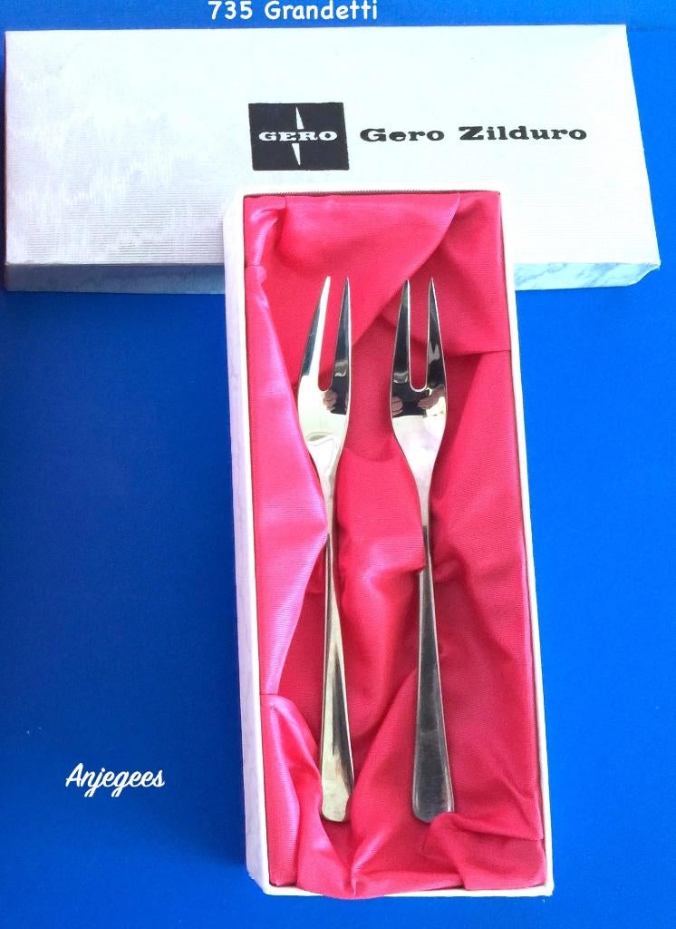 735 Grandetti Gero Zilduro 2 belegvorkjes in originele doos, Ophalen