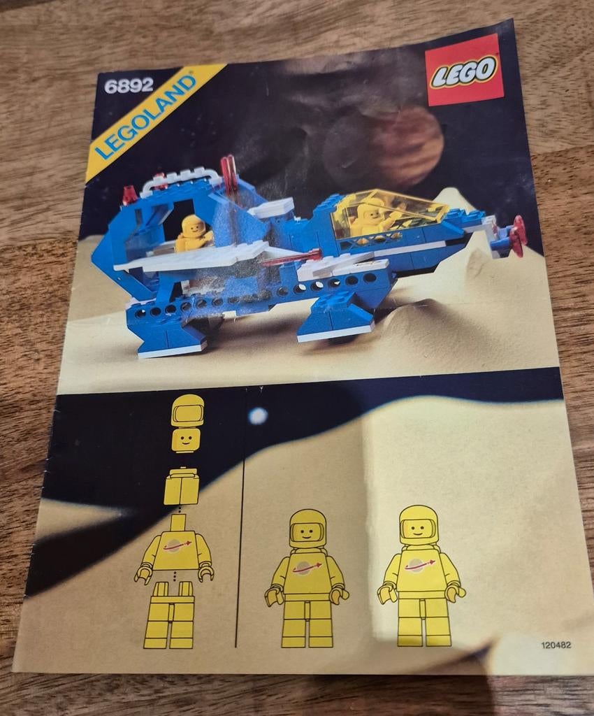 Instructie lego space 6892 - Modular Space Transport, Ophalen of Verzenden, Zo goed als nieuw