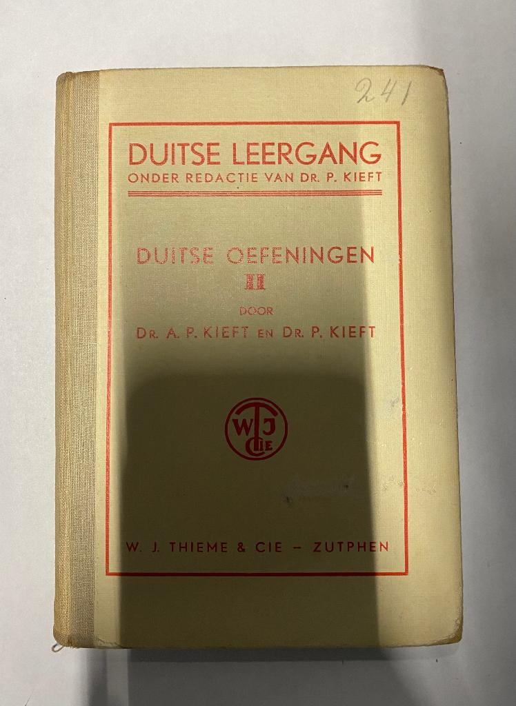 Boek - 802 - Duitse Oefeningen II - W. J. Thieme & Cie, Ophalen of Verzenden, Zo goed als nieuw