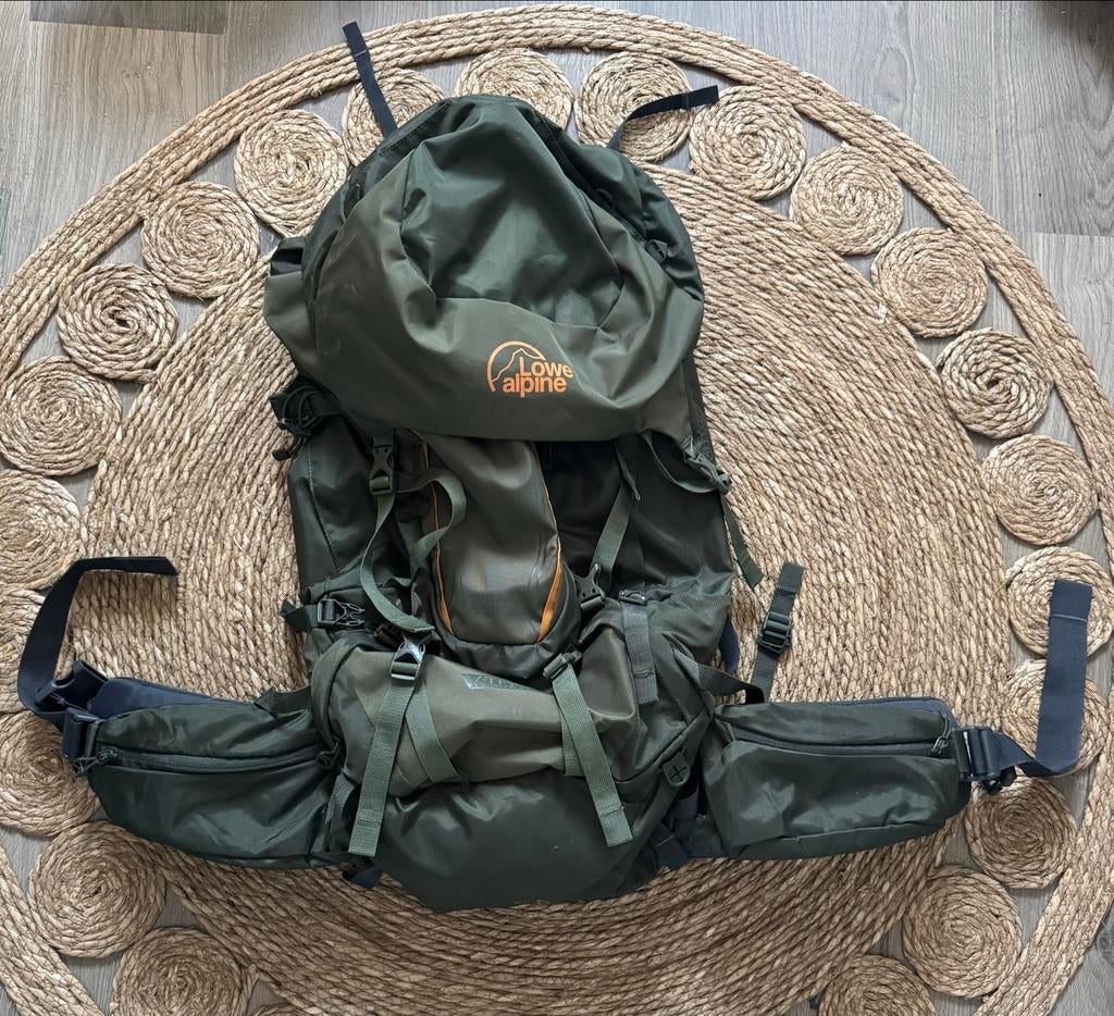 Lowe Alpine Diran 55:65 Trekking Rugzak - Groen, Ophalen, Zo goed als nieuw, Rugzak