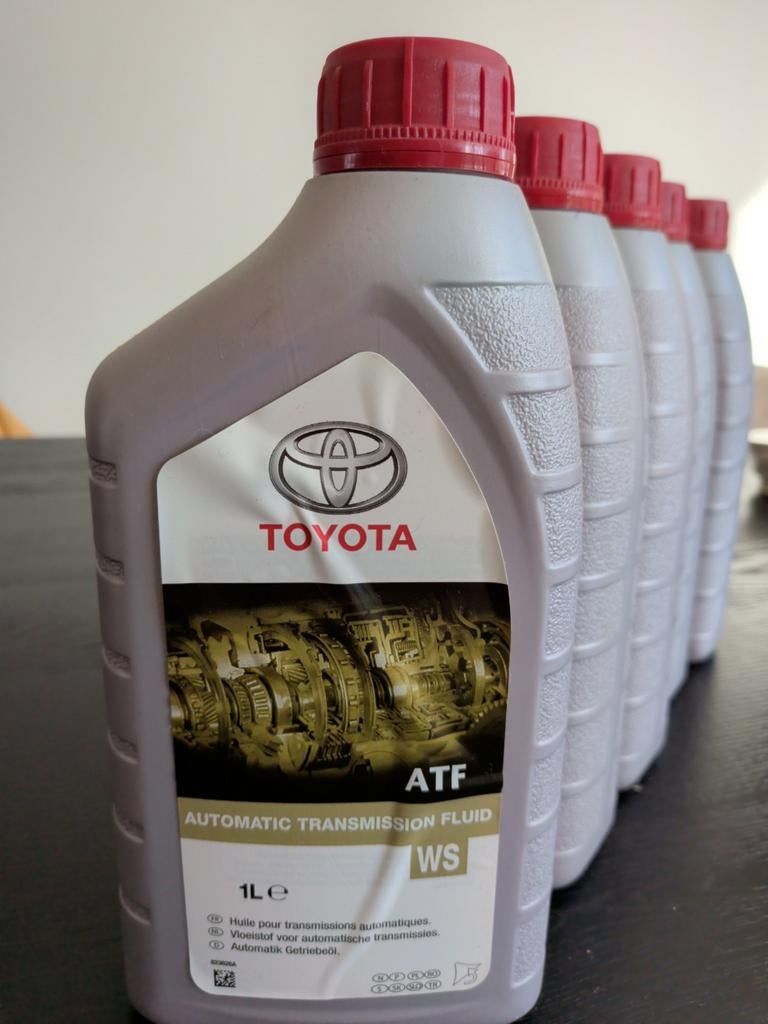 Toyota ATF WS 1L – 5 stuks – origineel – voordelige setprijs, Ophalen of Verzenden