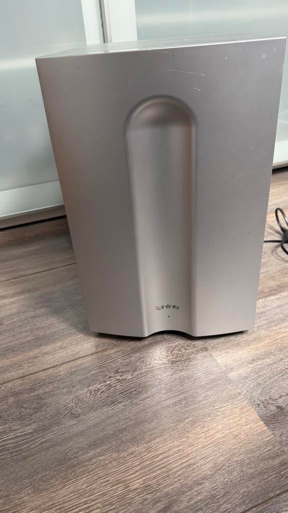 Infinity TSS-450 Subwoofer, Gebruikt, Subwoofer, 60 tot 120 watt, Ophalen