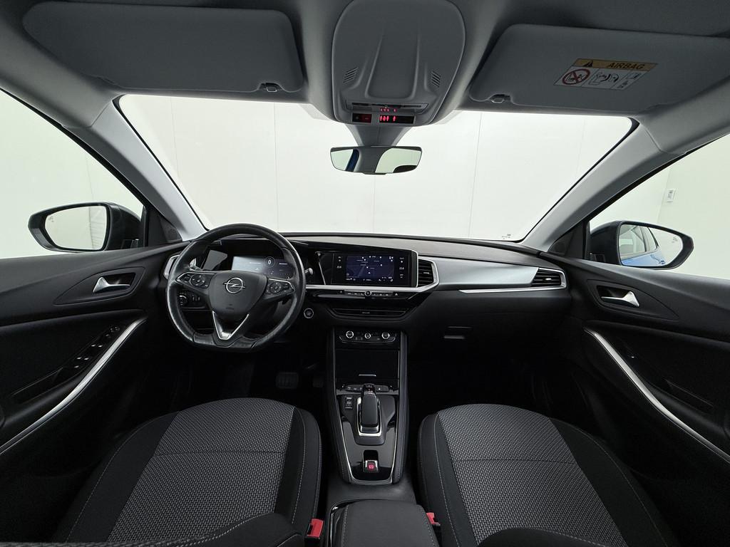 Opel Grandland 1.6T 225PK PHEV AUT-8 Nieuwe-Model Navi Ecc A, Stof, 4 cilinders, Blauw, 1601 cc