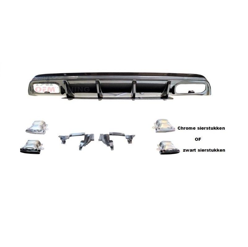 A-Klasse W176 A45 AMG Carbon Look Diffuser | 2015-2018, Ophalen of Verzenden