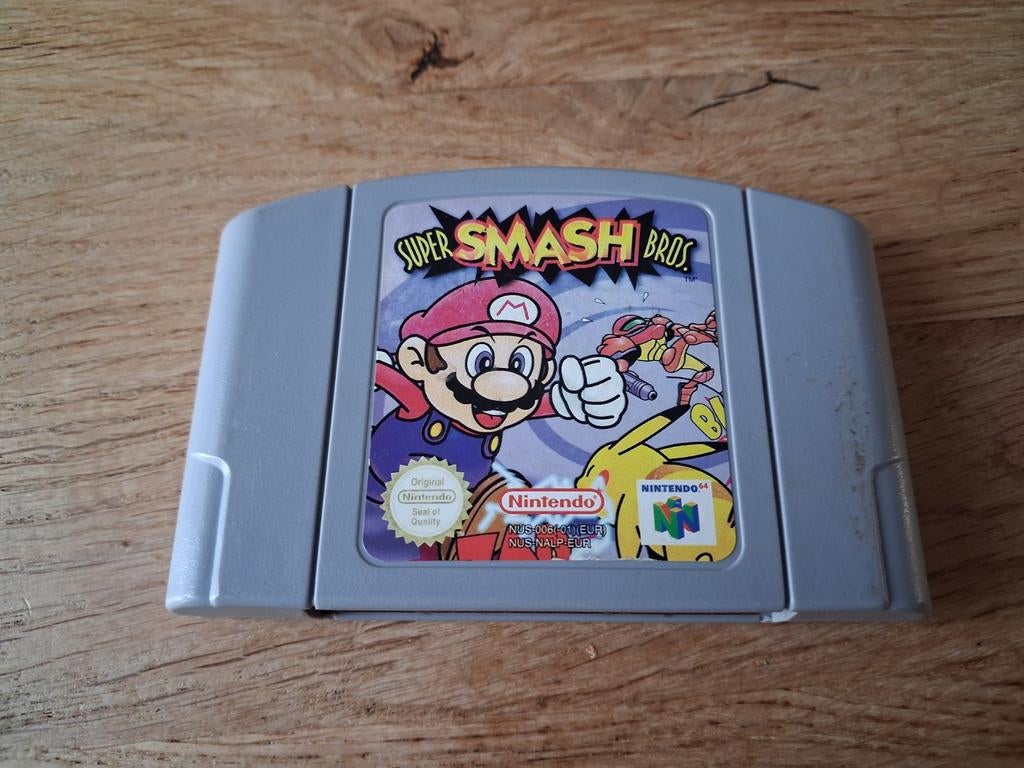Super Smash Bros  ( N64 ), Vechten, Ophalen of Verzenden, Zo goed als nieuw, 3 spelers of meer