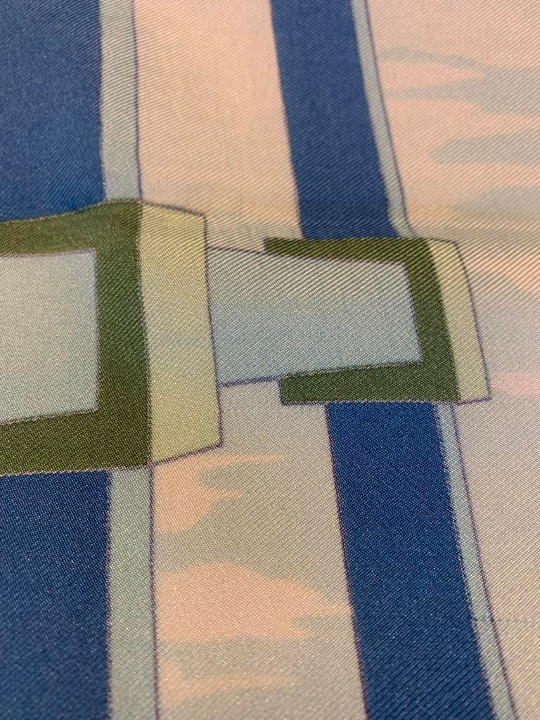 Vintage Hermes Zijden Sjaal - Handgerolde Zoom, Ophalen of Verzenden, Zo goed als nieuw
