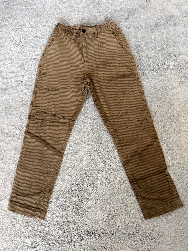 Zara Corduroy Bruine Broek Maat S, Ophalen of Verzenden, Gedragen, Maat 46 (S) of kleiner, Bruin