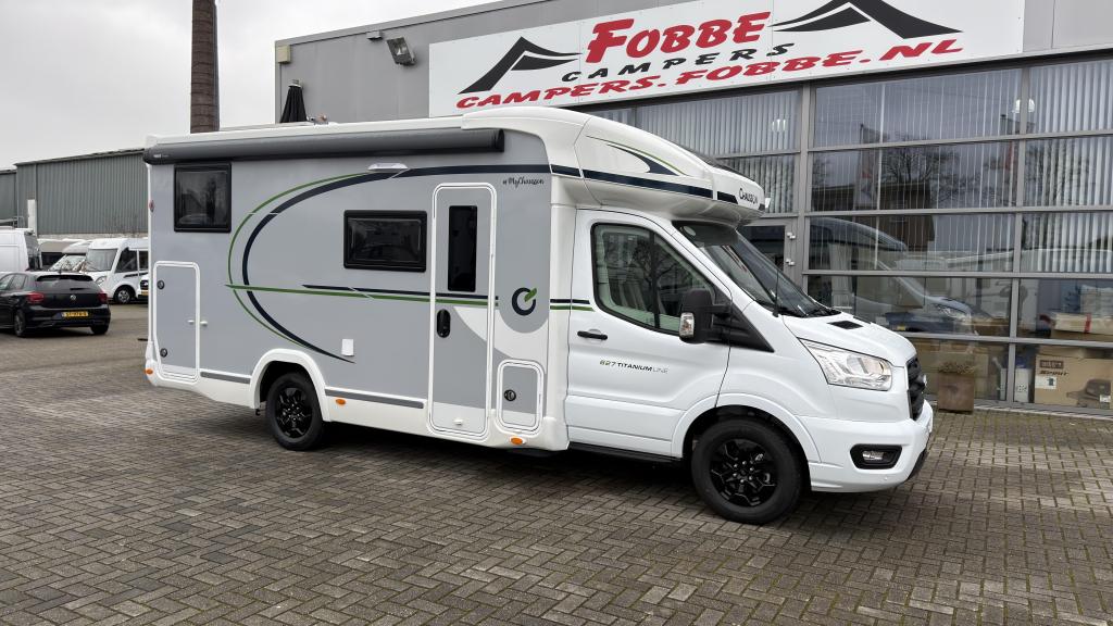 NIEUW 2026 Chausson Titanium Line 627 165PK AUTOMAAT 5 pers, Automaat, Ringverwarming, Ford, Koelkast
