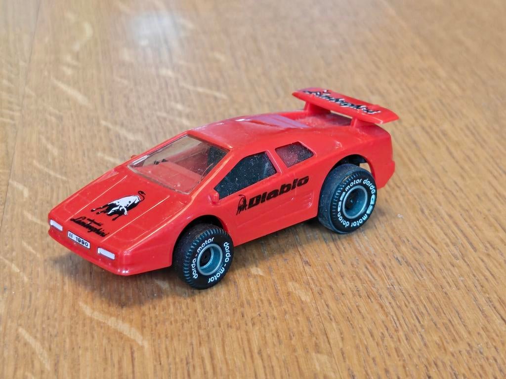 Darda Lamborghini Diablo ROOD, Hobby en Vrije tijd, Modelauto's | Overige schalen, Ophalen of Verzenden, Zo goed als nieuw, Auto