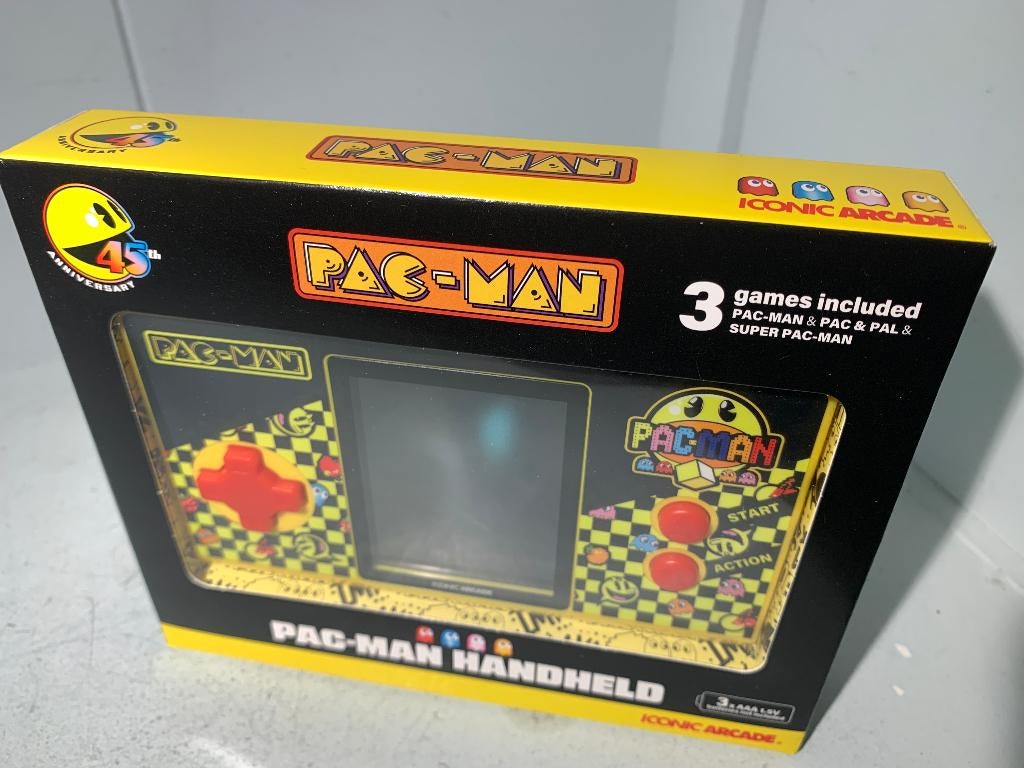 Pac-Man Handheld Nieuw - 45th Anniversary Editie BANDAI, Spelcomputers en Games, Spelcomputers | Overige, Ophalen of Verzenden