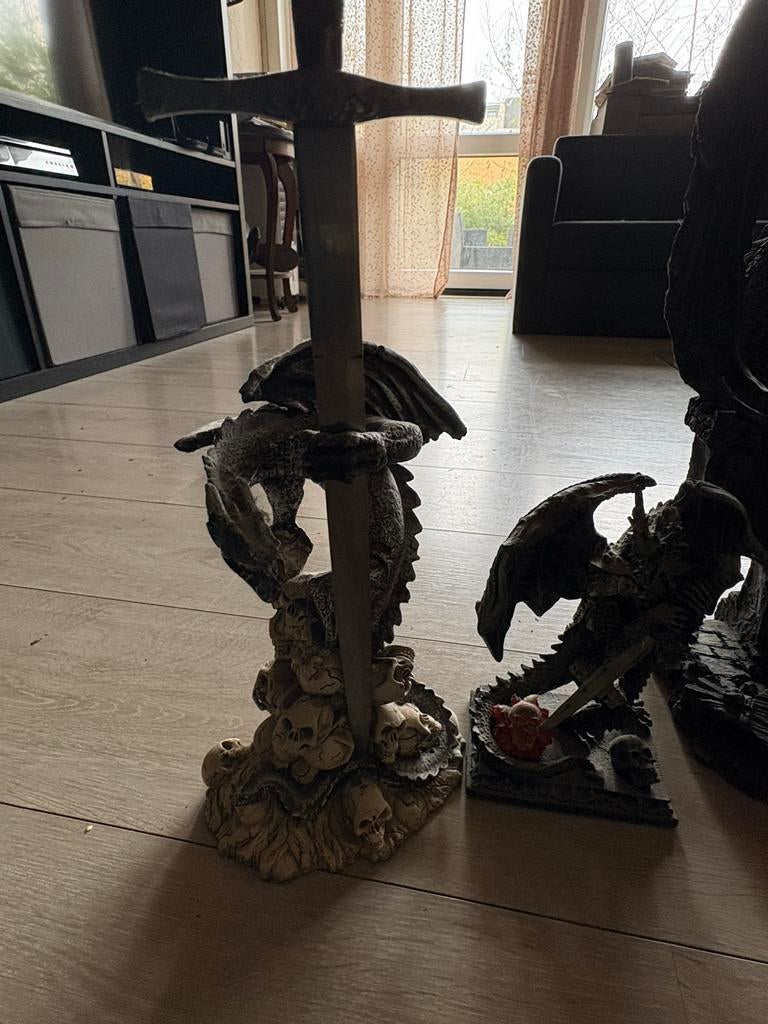 5 Draken beelden in 1 koop, Ophalen, Gebruikt, Fantasy