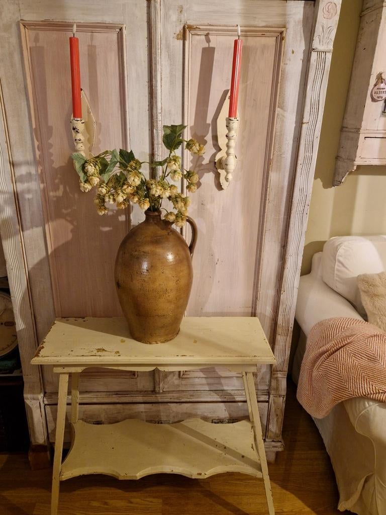Antieke sidetable / tafeltje, Huis en Inrichting, Tafels | Sidetables, Ophalen, 25 tot 50 cm, Rechthoekig, 50 tot 100 cm