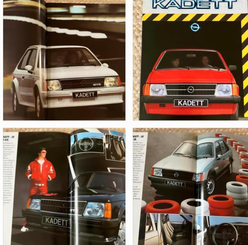 nieuw Opel Kadett D folder Nederlands óók Kadett GTe sport, Ophalen of Verzenden, Zo goed als nieuw, Opel