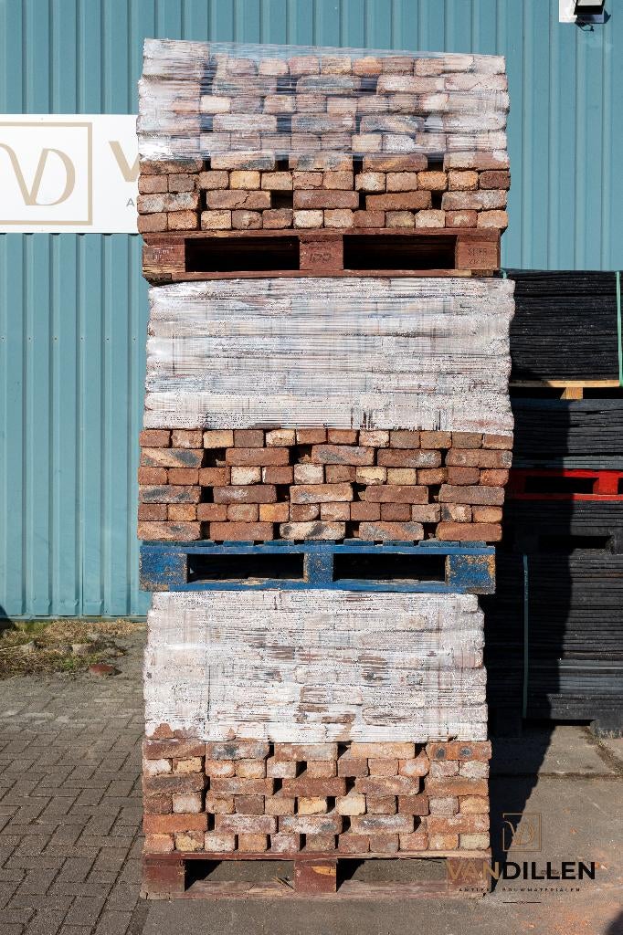 Antieke rode vormbak stenen unieke nuance 21.5 x 5.5 500M2!, Doe-het-zelf en Verbouw, Metselstenen, Ophalen of Verzenden, Gebruikt