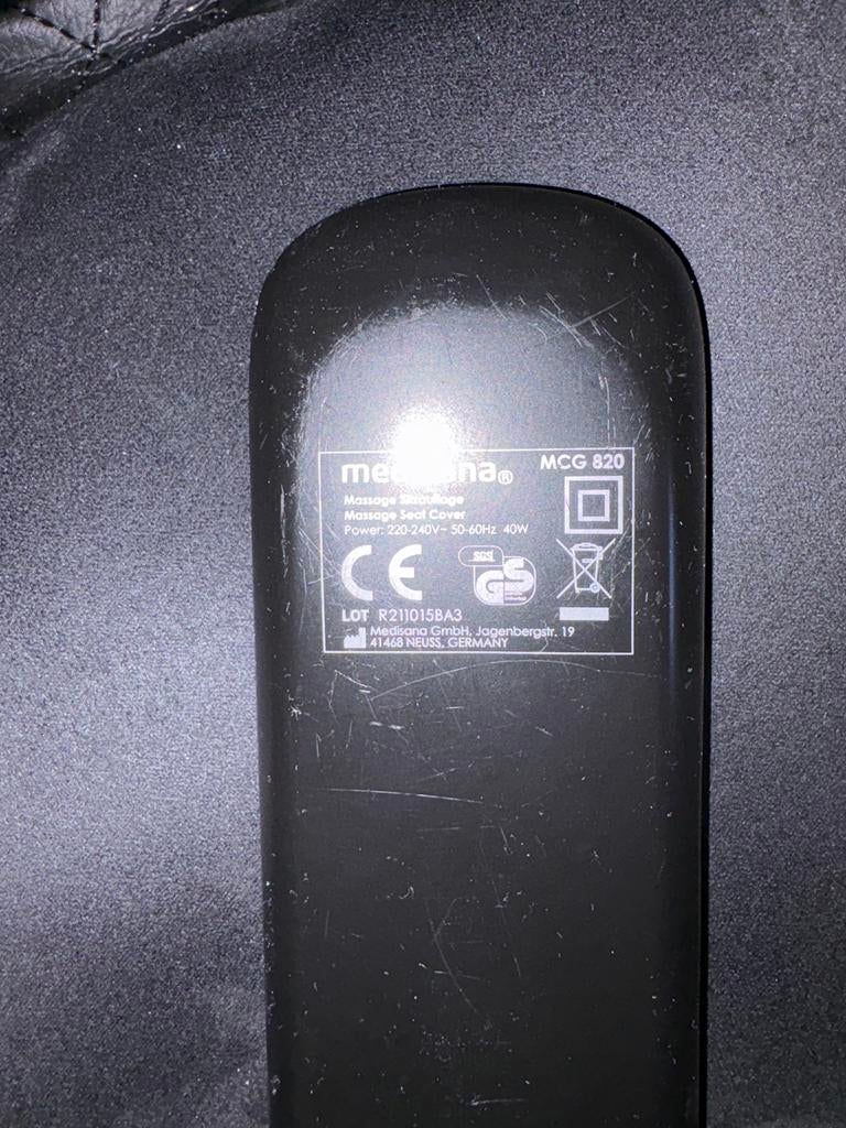 Medisana Shiatsu Massage Stoelovertrek MCG 820, Sport en Fitness, Overige Sport en Fitness, Zo goed als nieuw, Ophalen