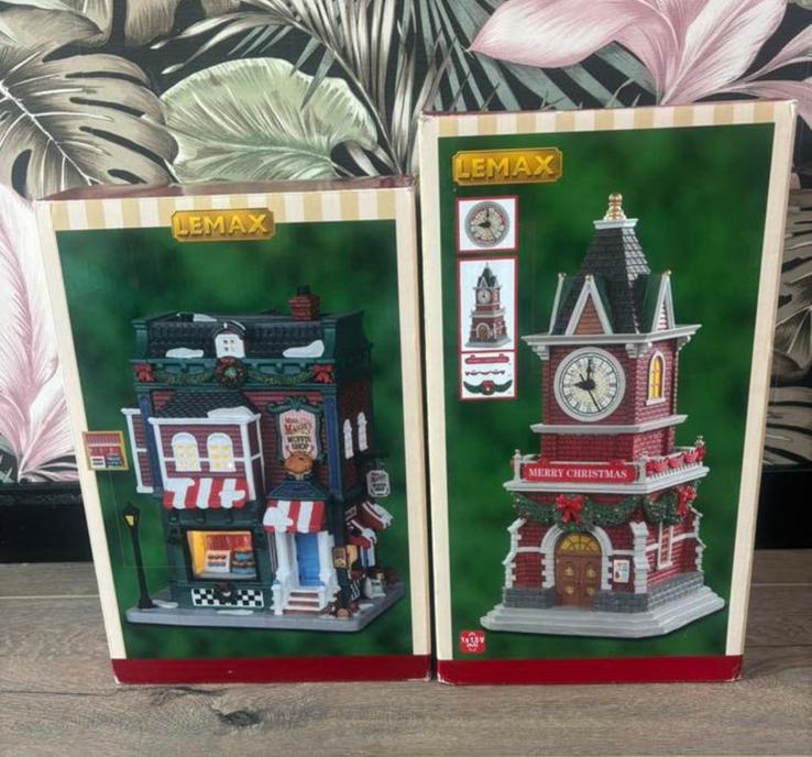 Lemax - Klokkentoren & Muffinwinkel, Ophalen, Zo goed als nieuw