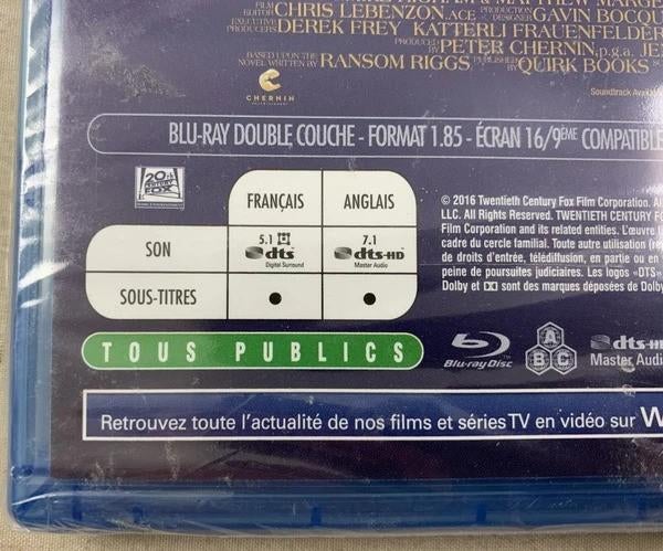 Miss Peregrine's Home for Peculiar Children Blu-ray, Vanaf 12 jaar, Verzenden, Zo goed als nieuw