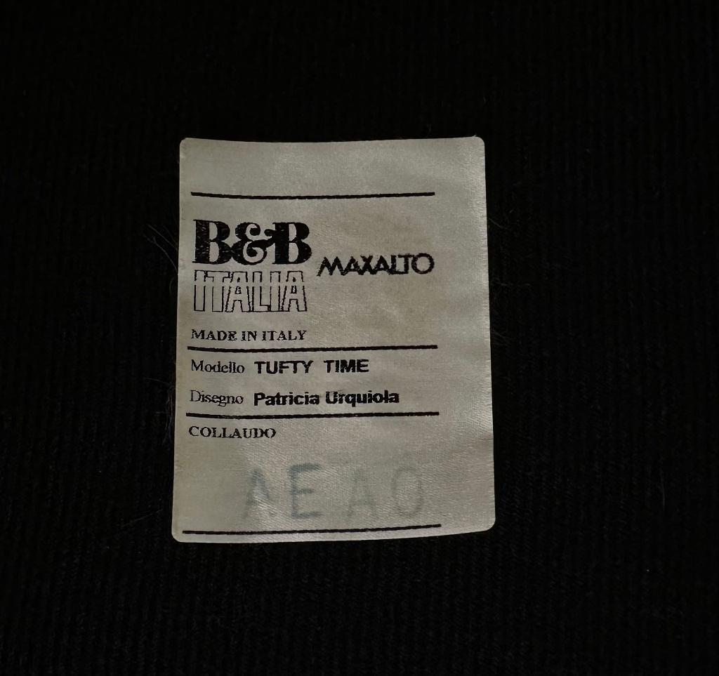 B&B Italia Tufty Time 4/5-Zits Donkergrijs, https://www.bebitalia.com/en-us/, 100 tot 125 cm, Ophalen of Verzenden, Zo goed als nieuw