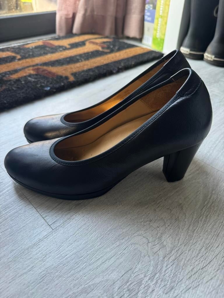 Wolky at work hakken stewardess, maat 40, zeer goede staat, Kleding | Dames, Schoenen, Schoenen met lage hakken, Blauw, Ophalen of Verzenden