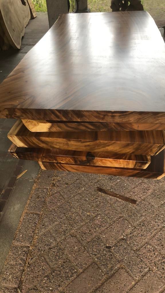 Suar boomstamtafel sale, Ophalen, Nieuw, Hout, 50 tot 100 mm