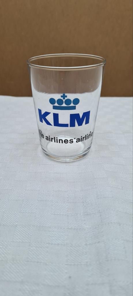 KLM Glas - Vintage Souvenir, Ophalen of Verzenden