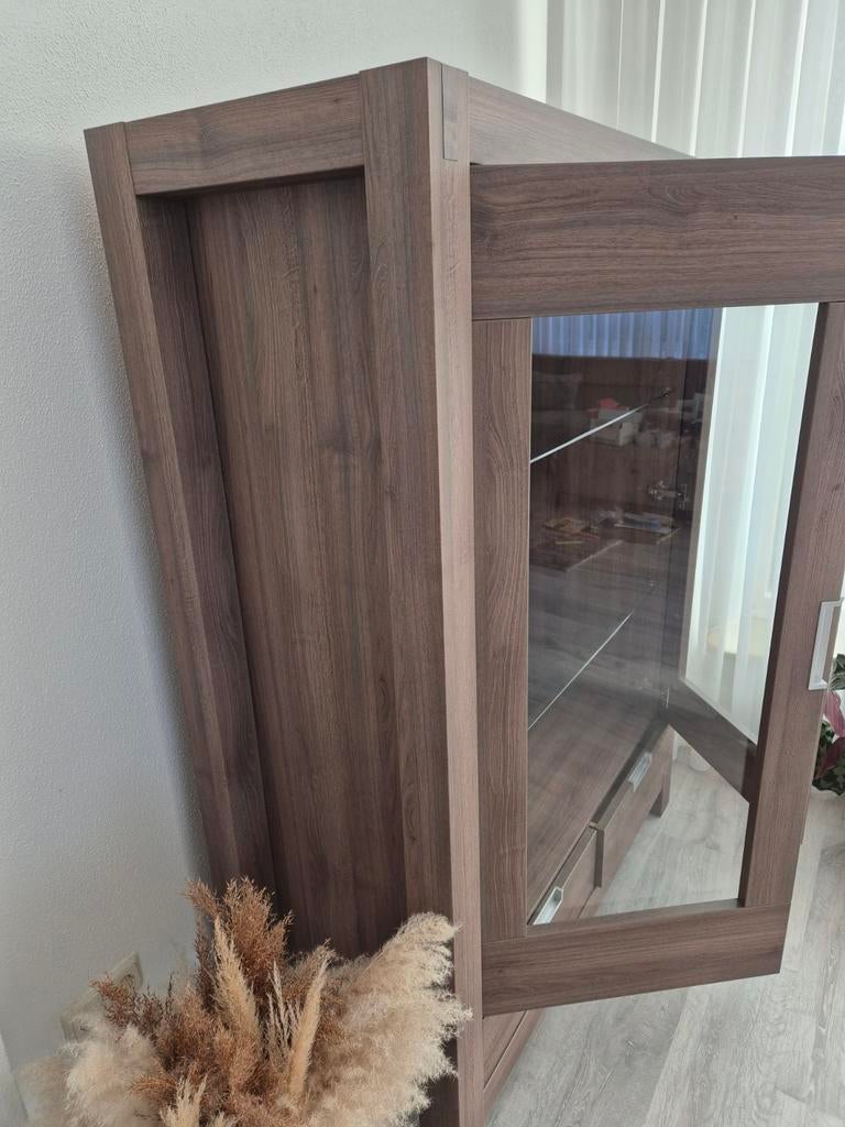 Vitrinekast & TV meubel-Dressoir, Huis en Inrichting, Kasten | Vitrinekasten, Ophalen, Zo goed als nieuw, 50 tot 75 cm, Minder dan 100 cm