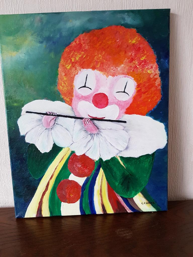 Clown met fluit, Verzenden