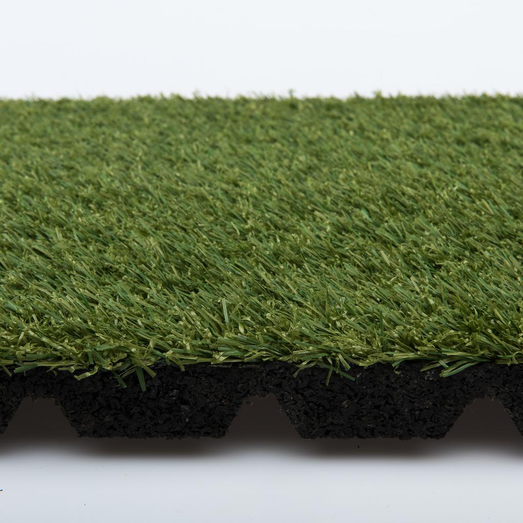Rubber Kunstgras Tegels!  100 x 100 x 2.5cm, Stuntgras, Rubber, Nieuw, Ophalen of Verzenden