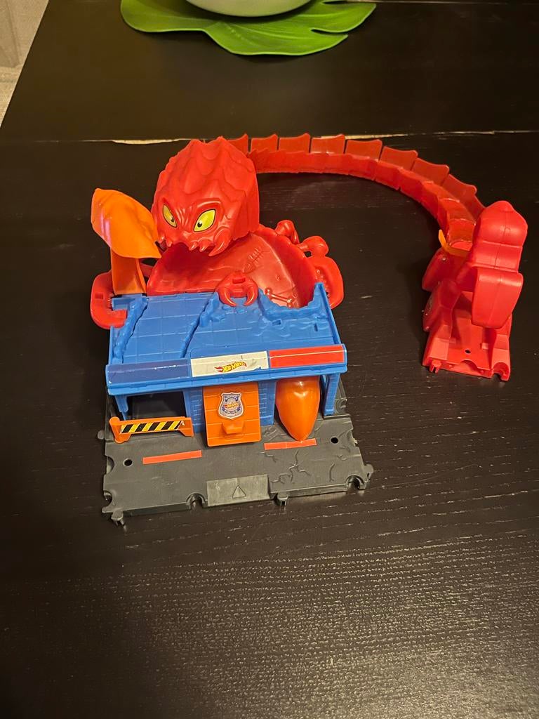 Hot Wheels Racebaan - Rode schorpioen, Racebaan, Ophalen of Verzenden, Zo goed als nieuw, Hot Wheels