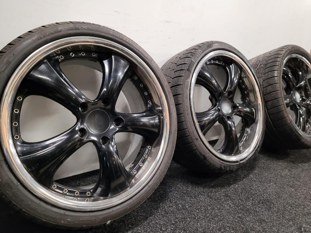 19 inch Porsche 911 TechArt Formula 2 5x130 Winterbanden, Auto-onderdelen, Banden en Velgen, 19 inch, Gebruikt, Porsche, Personenwagen