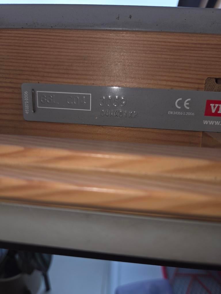 Velux verduisterd rolgordijn GGL C04 antraciet, Ophalen of Verzenden, Zo goed als nieuw, 50 tot 100 cm, Minder dan 100 cm