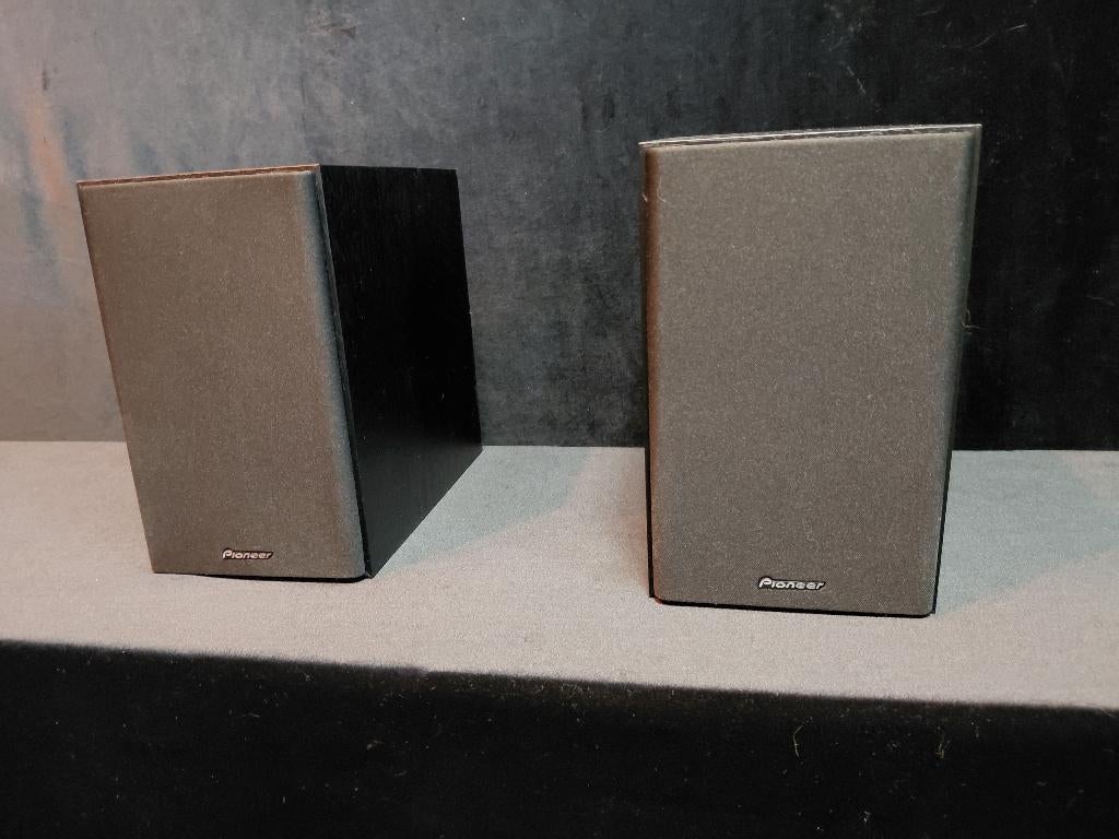 Pioneer speakers S-HM11 (8 Ohm) 15 Watt, set van 2, Audio, Tv en Foto, Luidsprekers, Zo goed als nieuw, Front, Rear of Stereo speakers