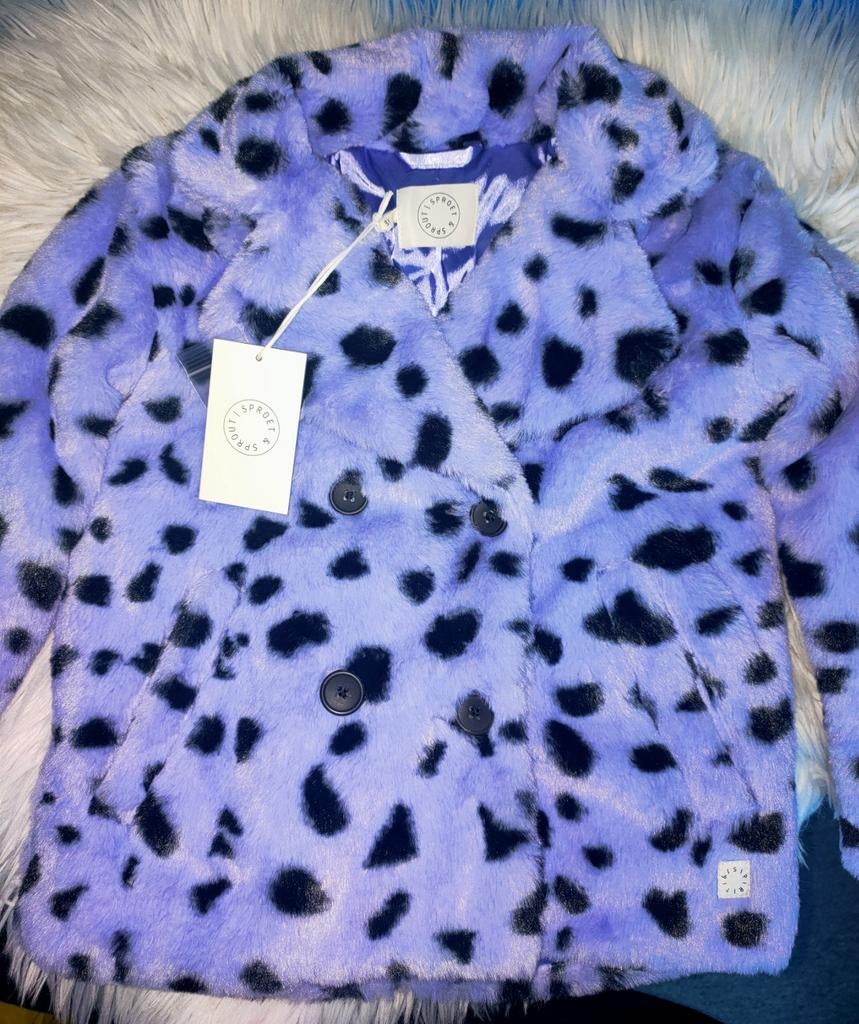 Sproet en Sprout Fake Fur Jas Meisje Nieuw Maat 98 (3 jaar), Kinderen en Baby's, Ophalen of Verzenden, Nieuw, Meisje