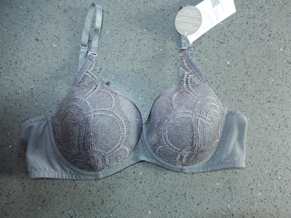 Nieuwe grijze bh Mey half cup spacer 75b 75 b, Mey, Verzenden, Grijs, BH