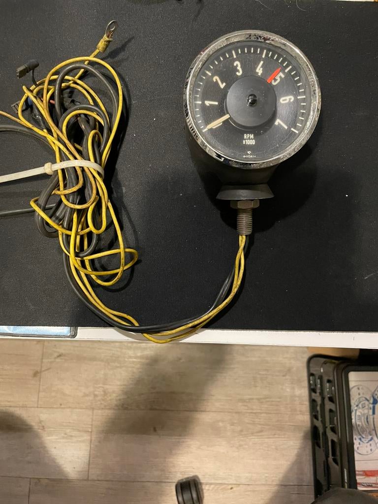 Gossen-toerenteller met opbouwbehuizing uit 1972, Ophalen of Verzenden