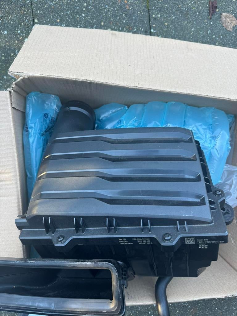 Golf VIII 8 GTI Luchtfilterhuis origineel luchtfilter intake, Ophalen of Verzenden, Gebruikt