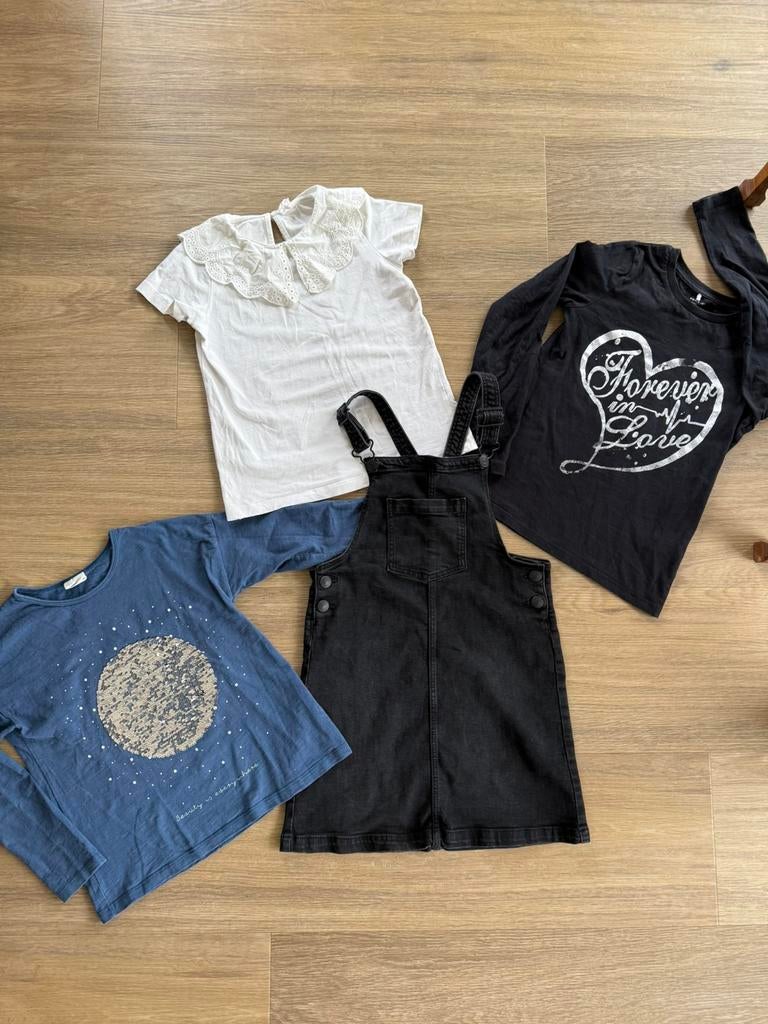 Leuke set meisjes kleding maat 122/128 Hema en NameIt, Ophalen of Verzenden, Gebruikt, Meisje, Setje