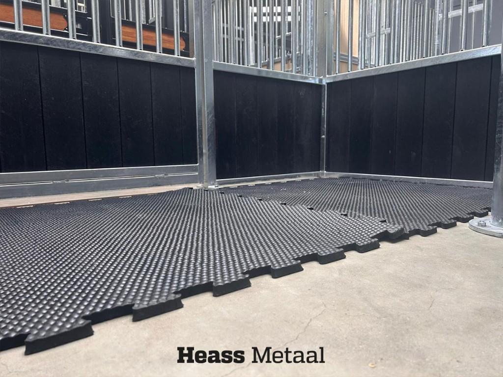Stalmatten - Vloeistofdichte puzzelmat voor paardenstal, Weidegang, 4 paarden of pony's of meer