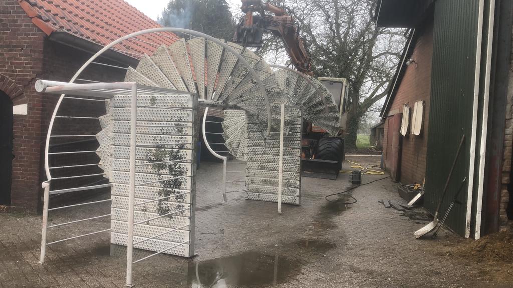 Wenteltrap spiltrap trappen 7-8-meter hoog, Ophalen of Verzenden