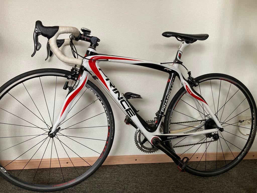 Pinarello Prince racefiets - Campagnolo Record, Fietsen en Brommers, Fietsen | Racefietsen, Overige merken, 28 inch, Gebruikt