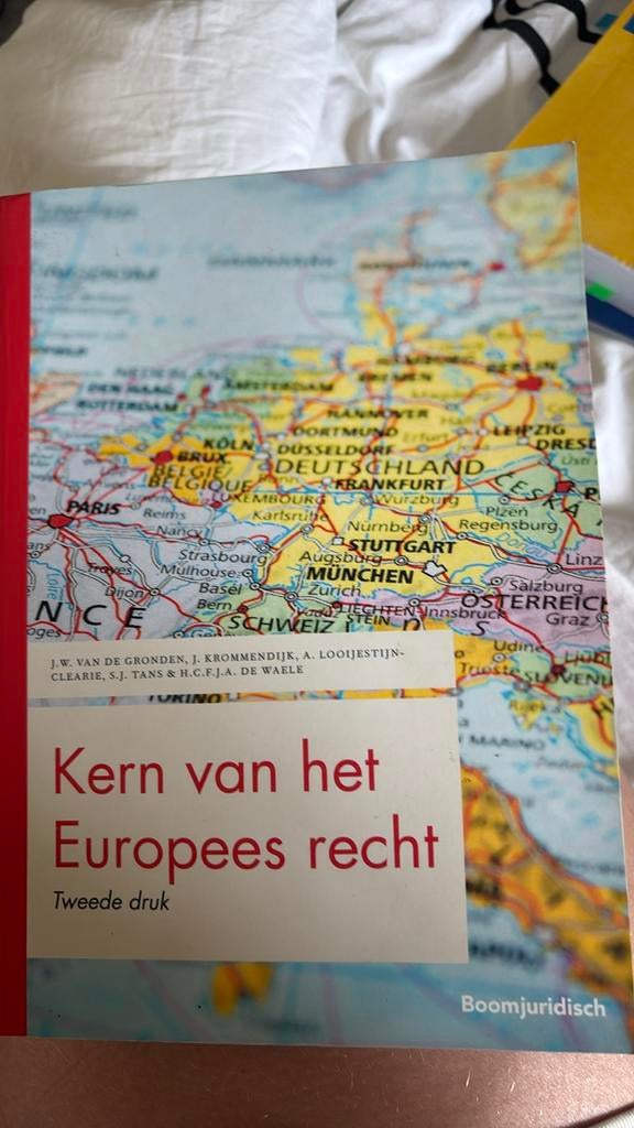 Kern van het Europees recht - Tweede druk, Boeken, Studieboeken en Cursussen, Ophalen of Verzenden, Zo goed als nieuw