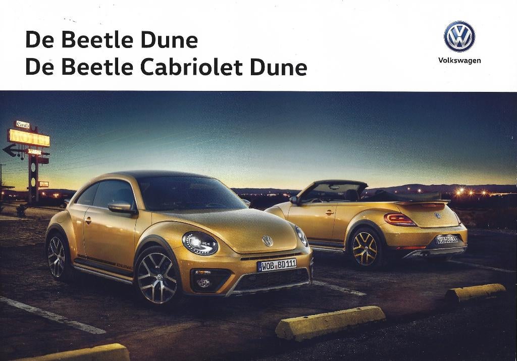 Brochure VW Beetle Dune 2016, Ophalen of Verzenden, Gelezen, Volkswagen